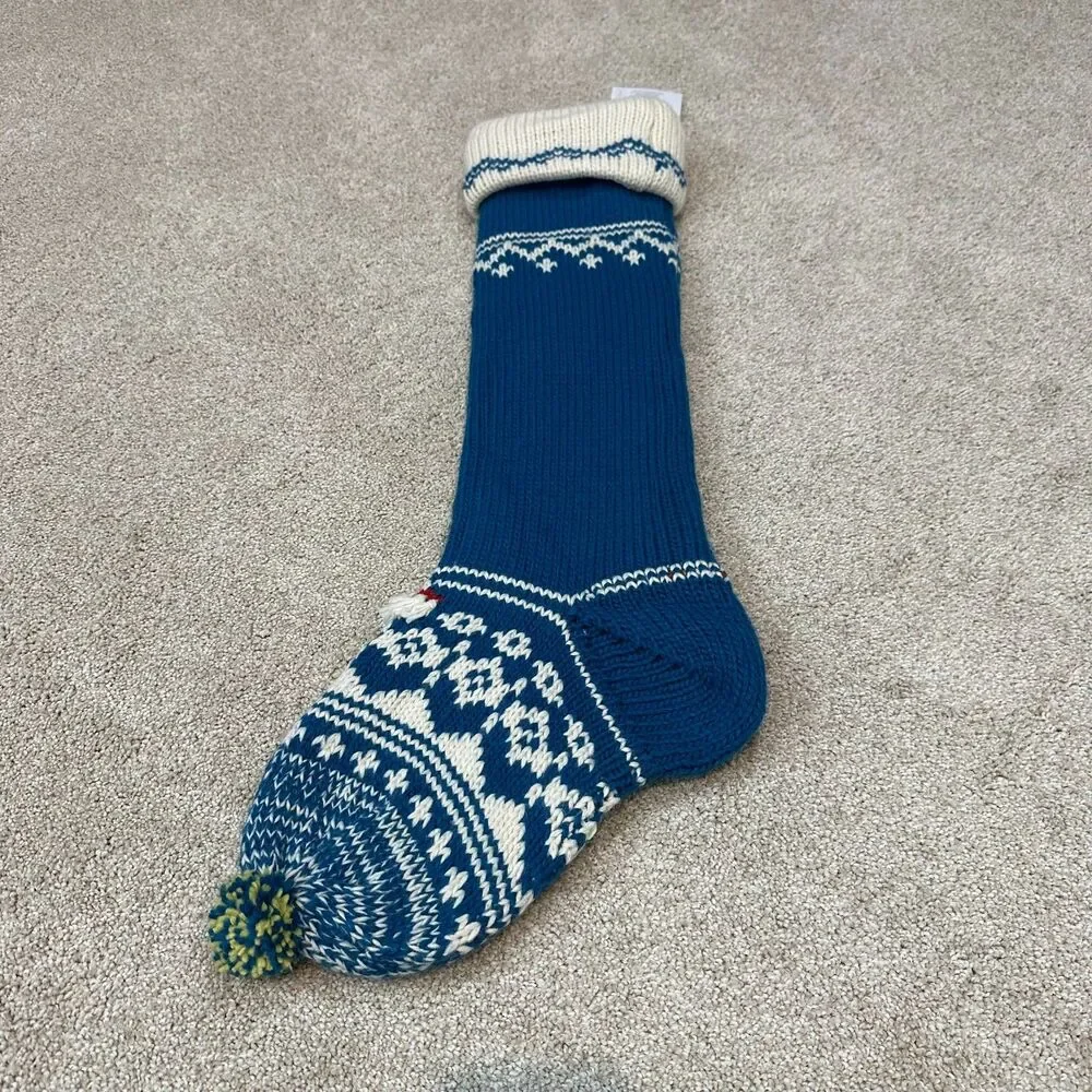 Pottery Barn Kids Merry & Bright Polar Bear Christmas Stocking